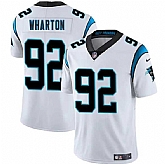 Men & Women & Youth Carolina Panthers #92 Tershawn Wharton White 2025 Vapor Limited Stitched Jersey,baseball caps,new era cap wholesale,wholesale hats